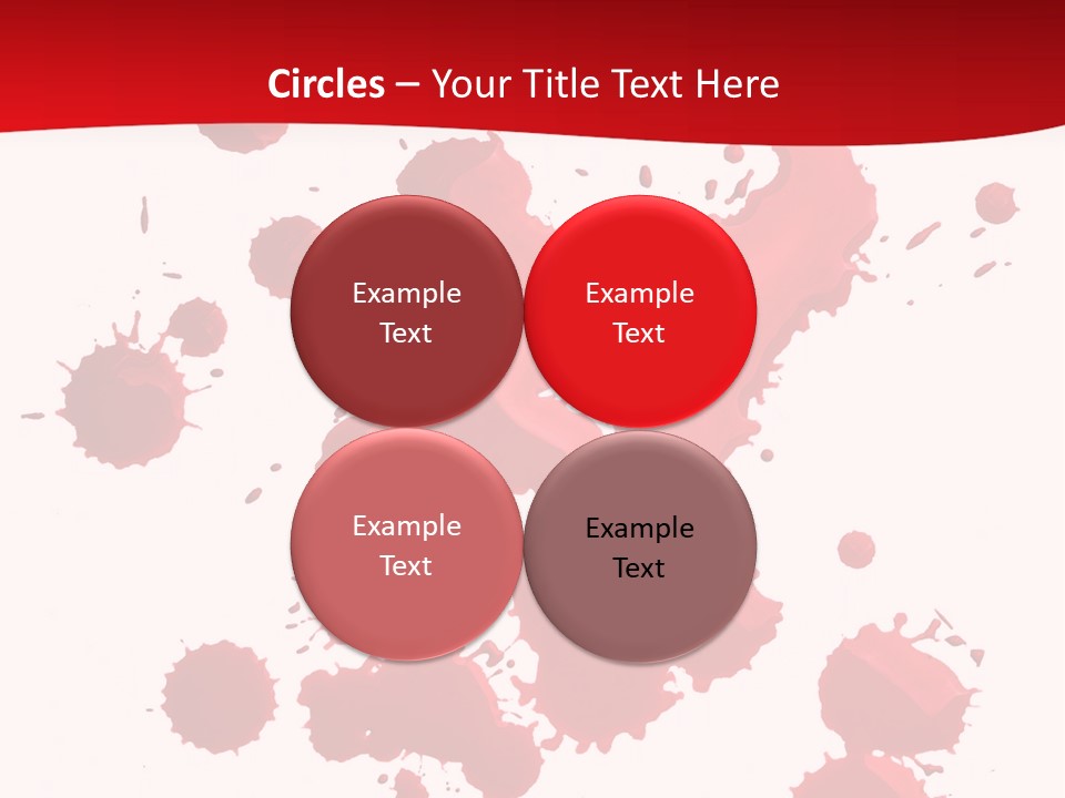 Paint Blood Artistic PowerPoint Template