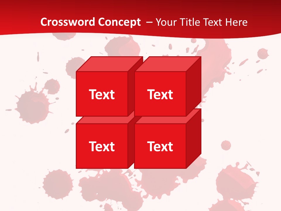 Paint Blood Artistic PowerPoint Template
