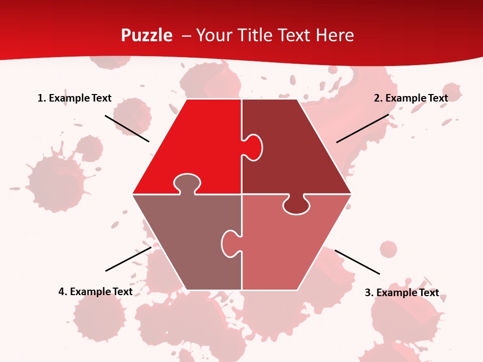 Paint Blood Artistic PowerPoint Template