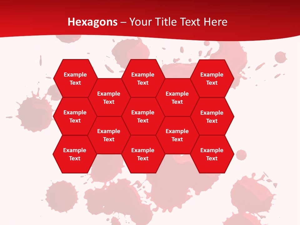 Paint Blood Artistic PowerPoint Template