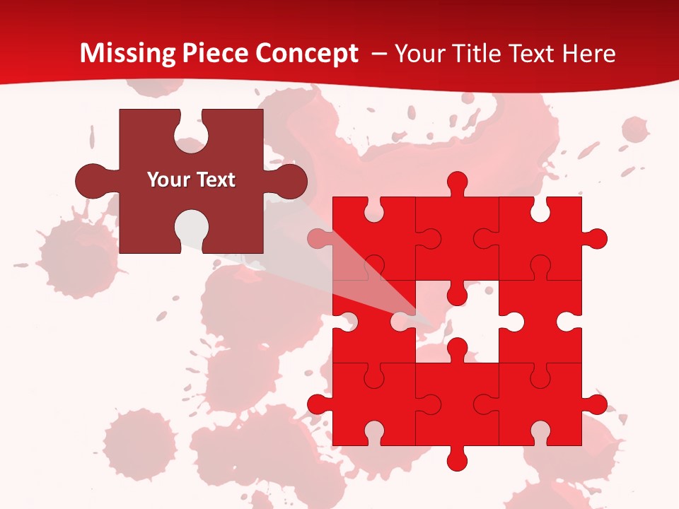 Paint Blood Artistic PowerPoint Template