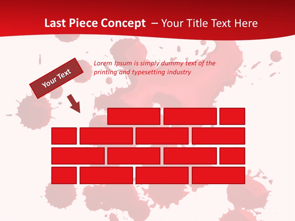 Paint Blood Artistic PowerPoint Template