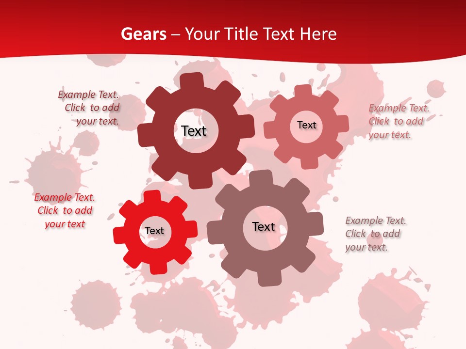 Paint Blood Artistic PowerPoint Template