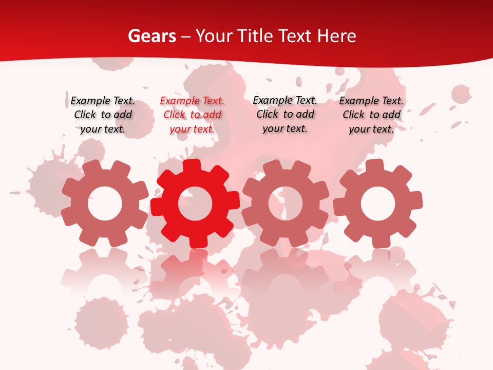 Paint Blood Artistic PowerPoint Template