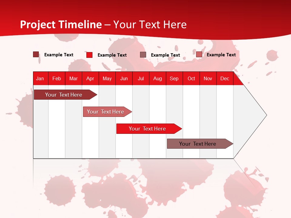 Paint Blood Artistic PowerPoint Template
