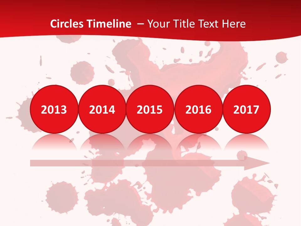 Paint Blood Artistic PowerPoint Template