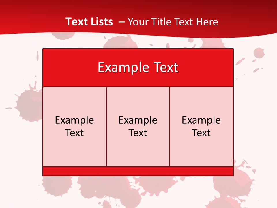 Paint Blood Artistic PowerPoint Template