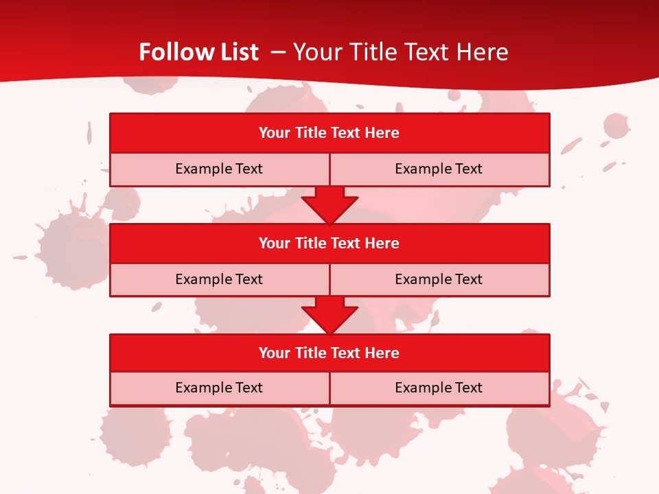 Paint Blood Artistic PowerPoint Template