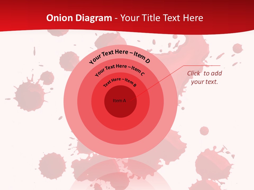 Paint Blood Artistic PowerPoint Template