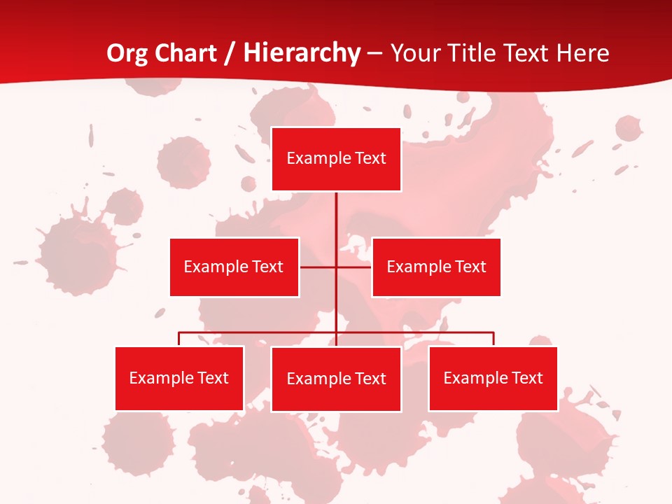 Paint Blood Artistic PowerPoint Template