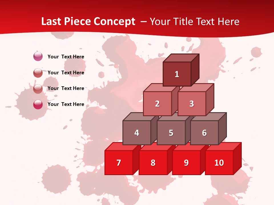 Paint Blood Artistic PowerPoint Template