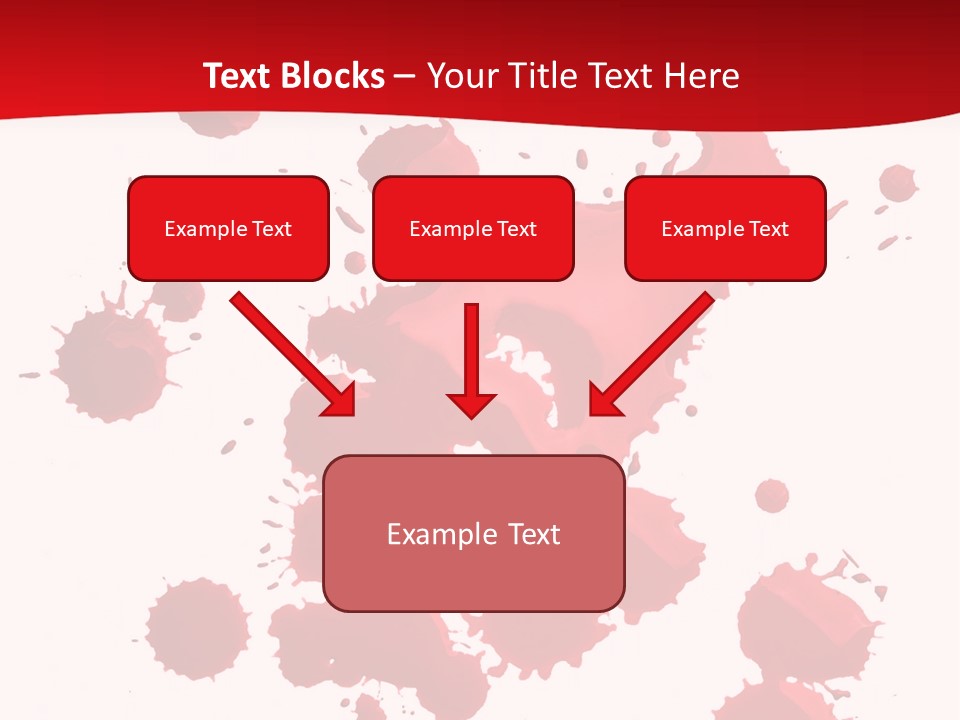 Paint Blood Artistic PowerPoint Template