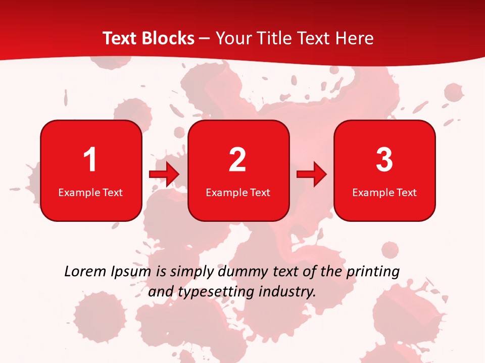 Paint Blood Artistic PowerPoint Template