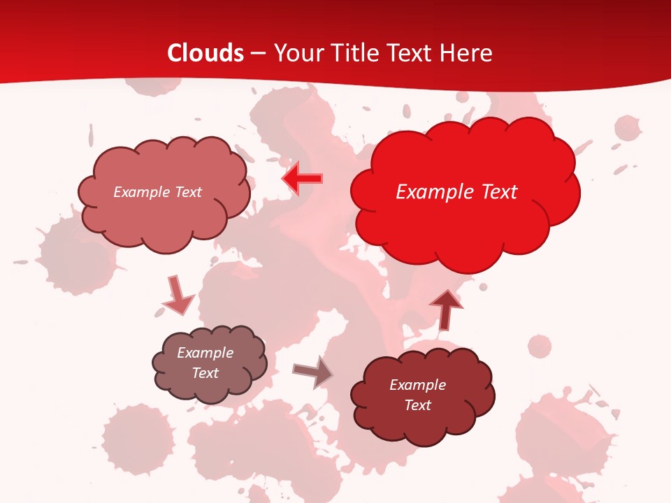 Paint Blood Artistic PowerPoint Template