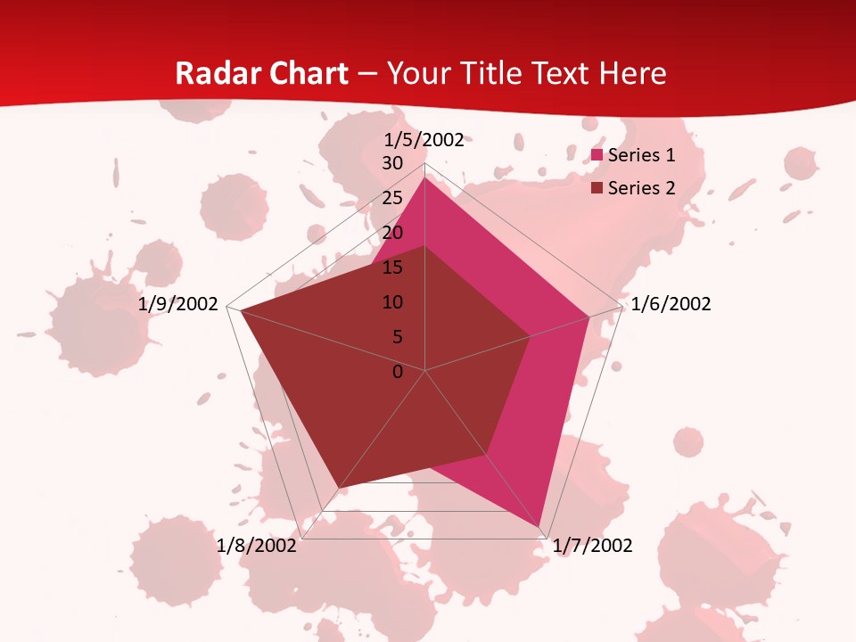 Paint Blood Artistic PowerPoint Template