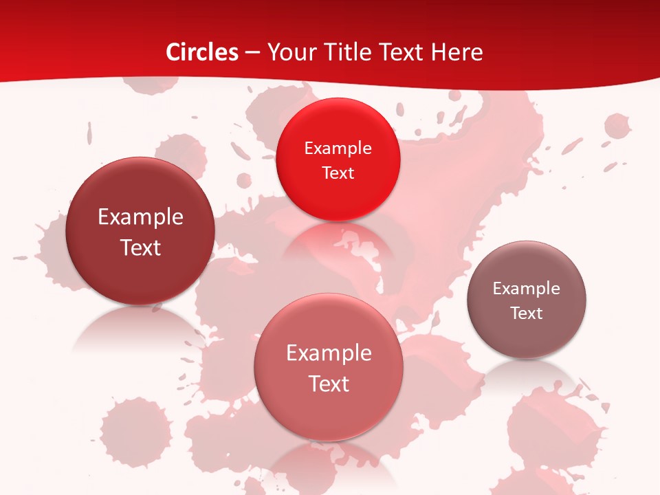 Paint Blood Artistic PowerPoint Template