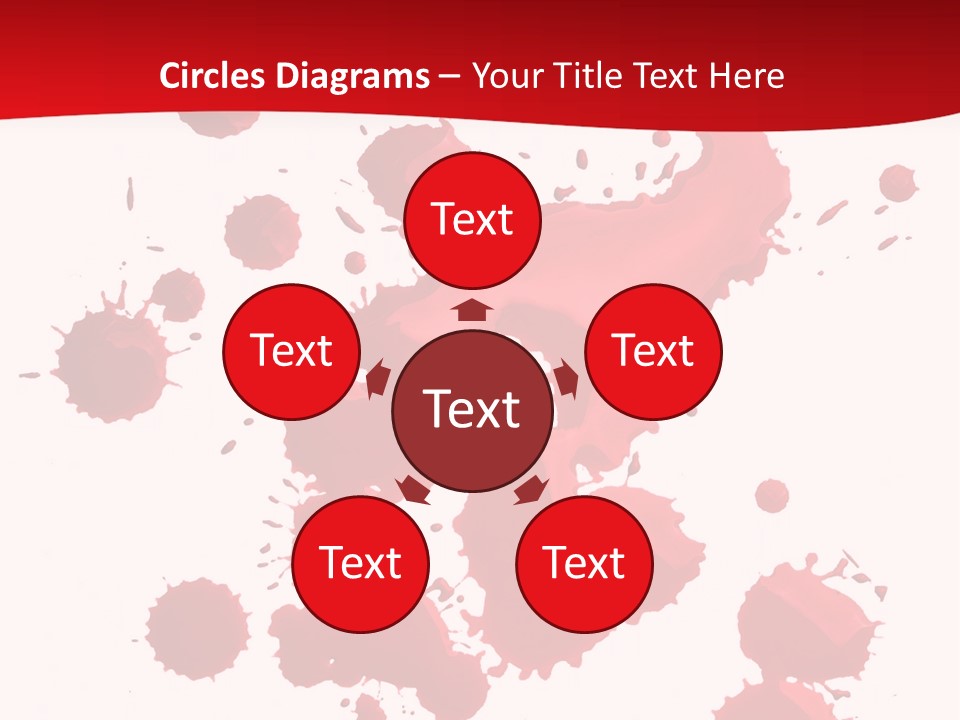 Paint Blood Artistic PowerPoint Template