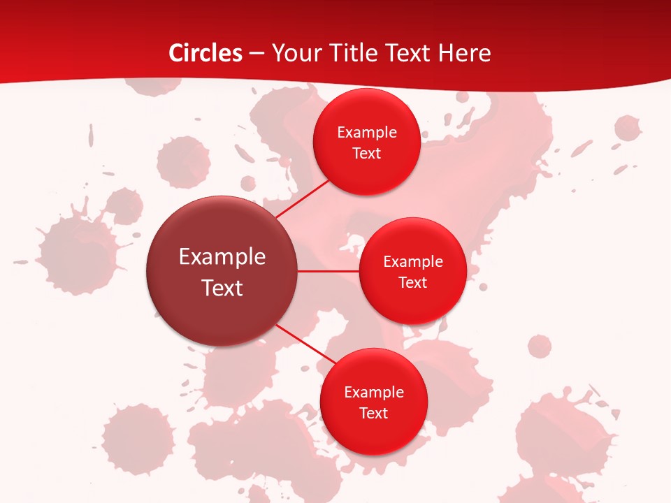 Paint Blood Artistic PowerPoint Template