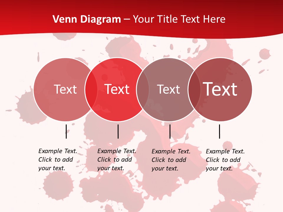 Paint Blood Artistic PowerPoint Template