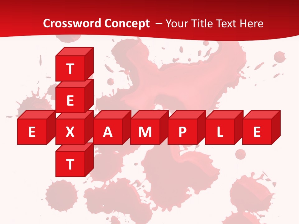 Paint Blood Artistic PowerPoint Template