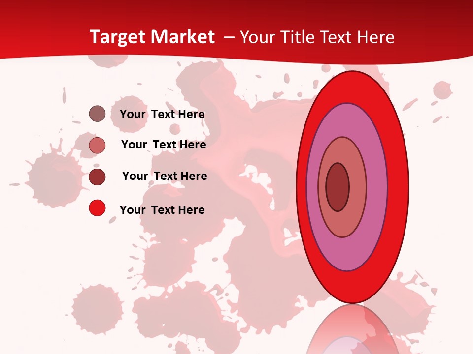 Paint Blood Artistic PowerPoint Template