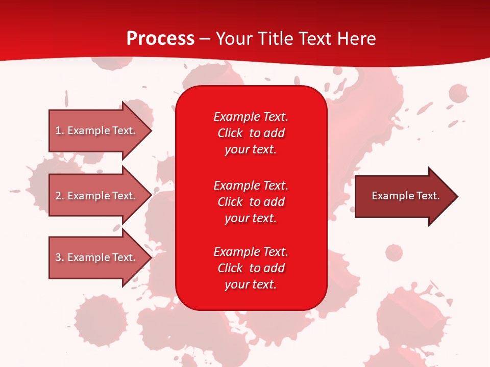 Paint Blood Artistic PowerPoint Template