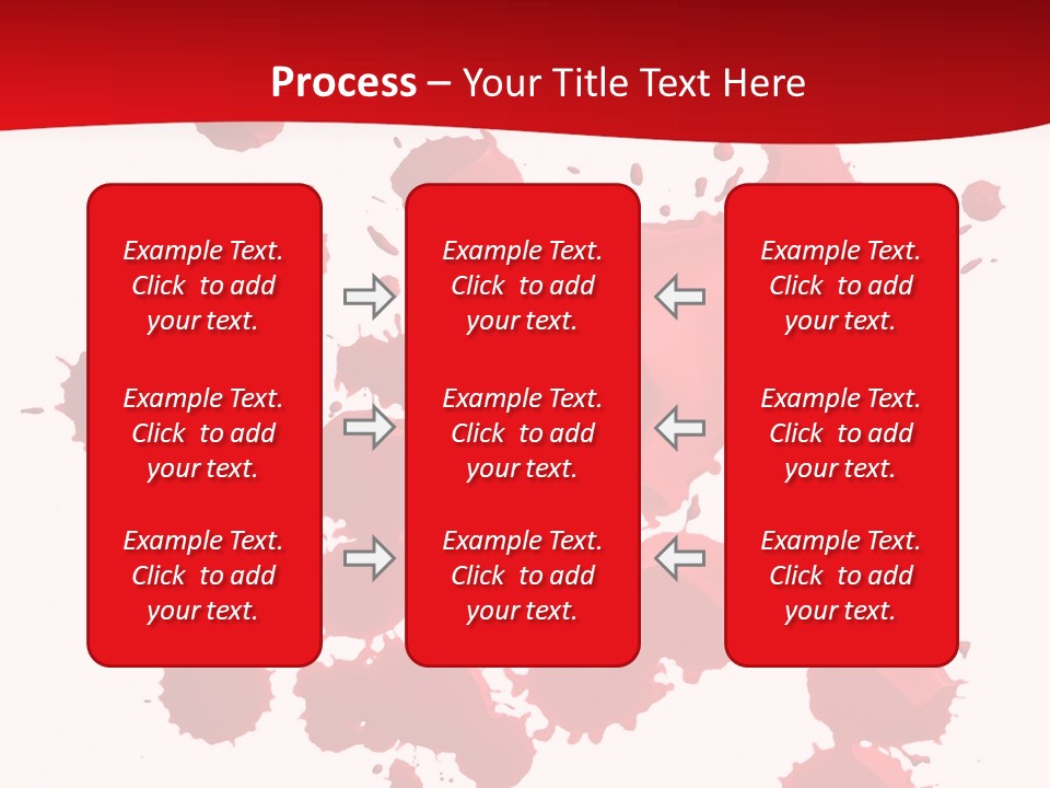 Paint Blood Artistic PowerPoint Template