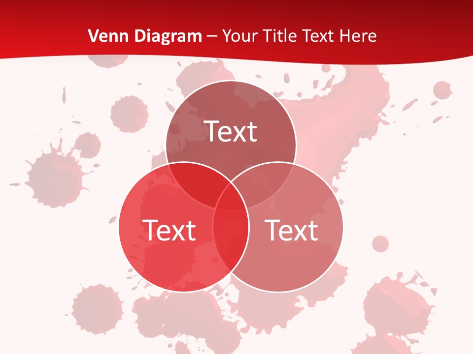 Paint Blood Artistic PowerPoint Template