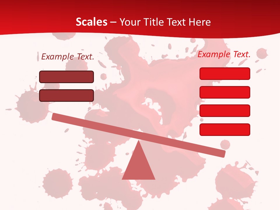 Paint Blood Artistic PowerPoint Template