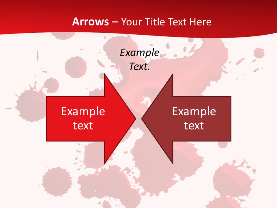 Paint Blood Artistic PowerPoint Template