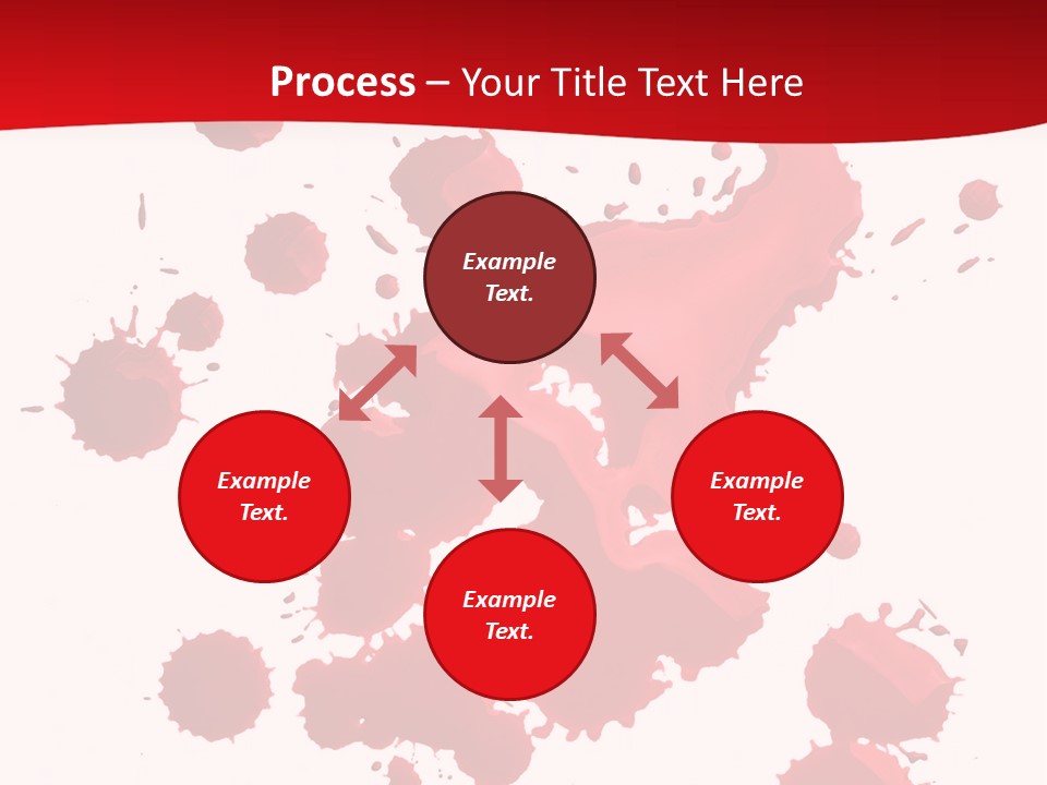 Paint Blood Artistic PowerPoint Template
