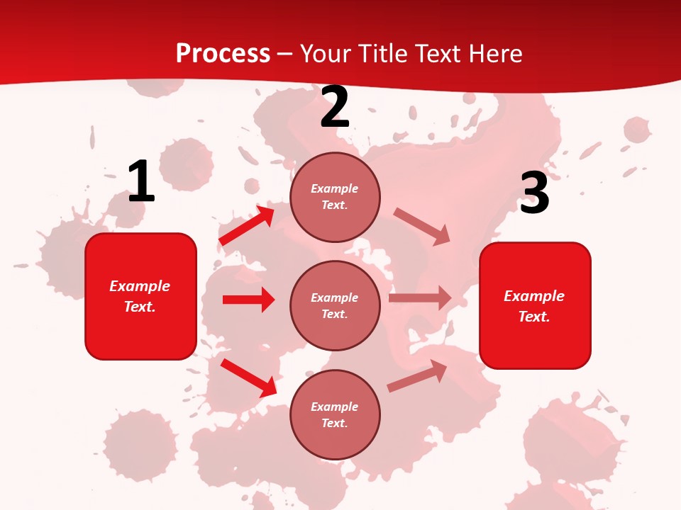 Paint Blood Artistic PowerPoint Template