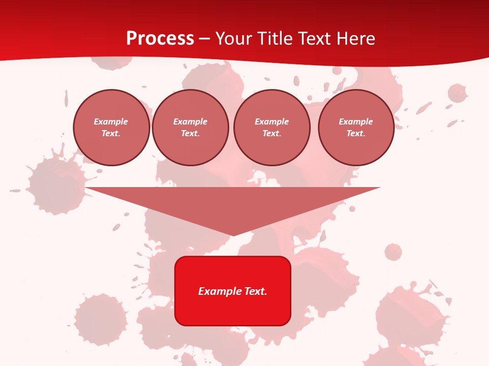Paint Blood Artistic PowerPoint Template