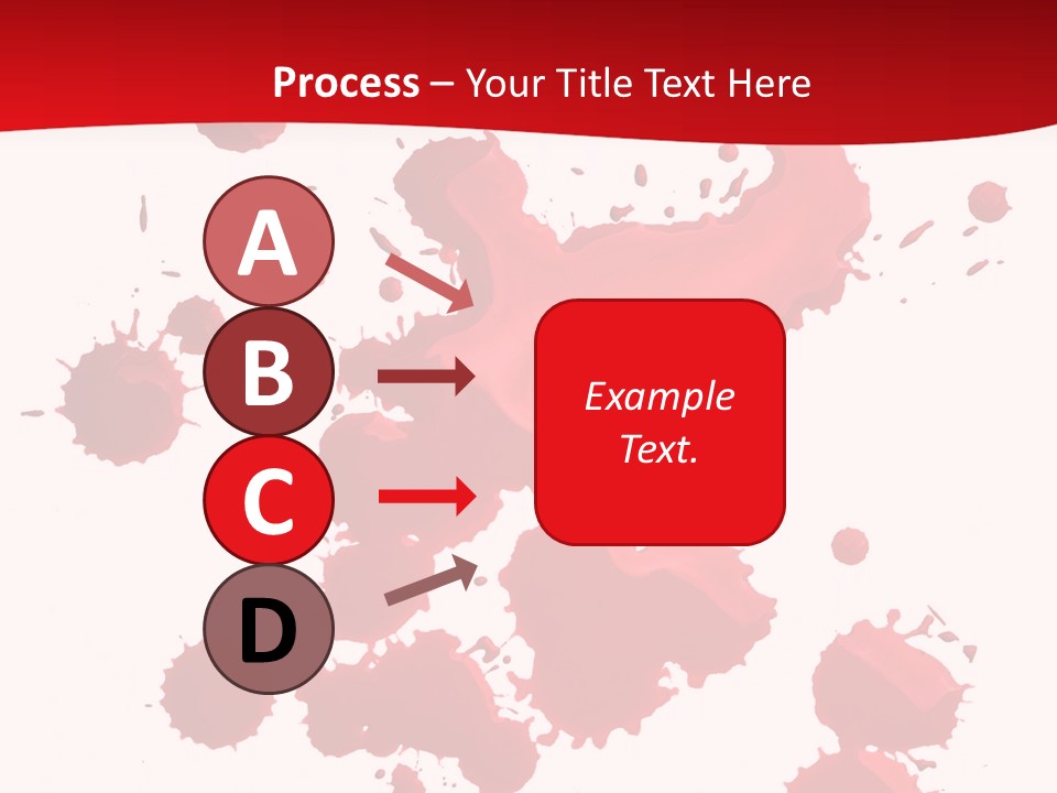 Paint Blood Artistic PowerPoint Template