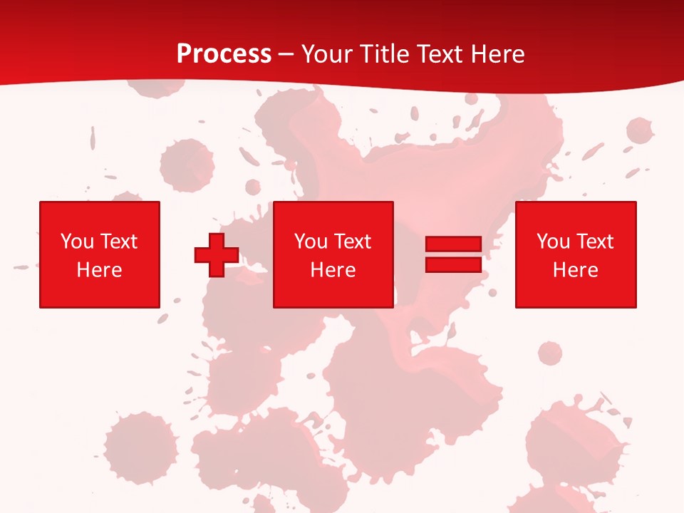 Paint Blood Artistic PowerPoint Template