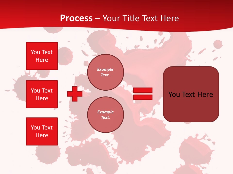 Paint Blood Artistic PowerPoint Template