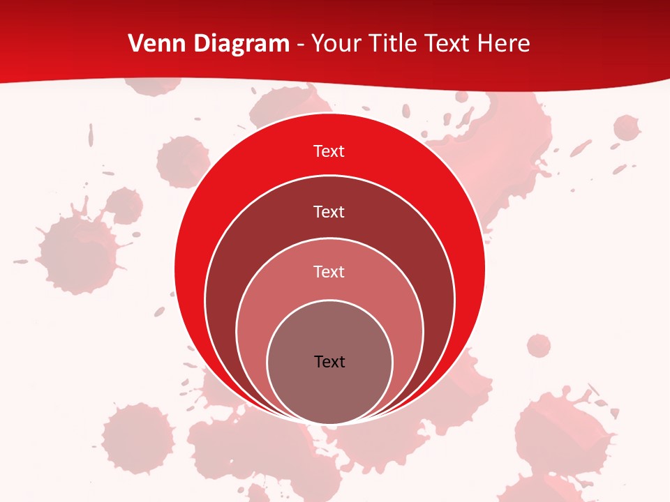 Paint Blood Artistic PowerPoint Template