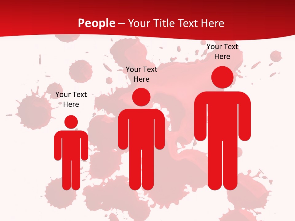 Paint Blood Artistic PowerPoint Template