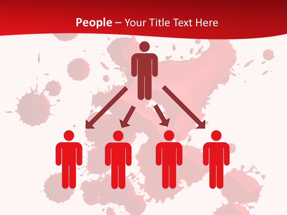 Paint Blood Artistic PowerPoint Template