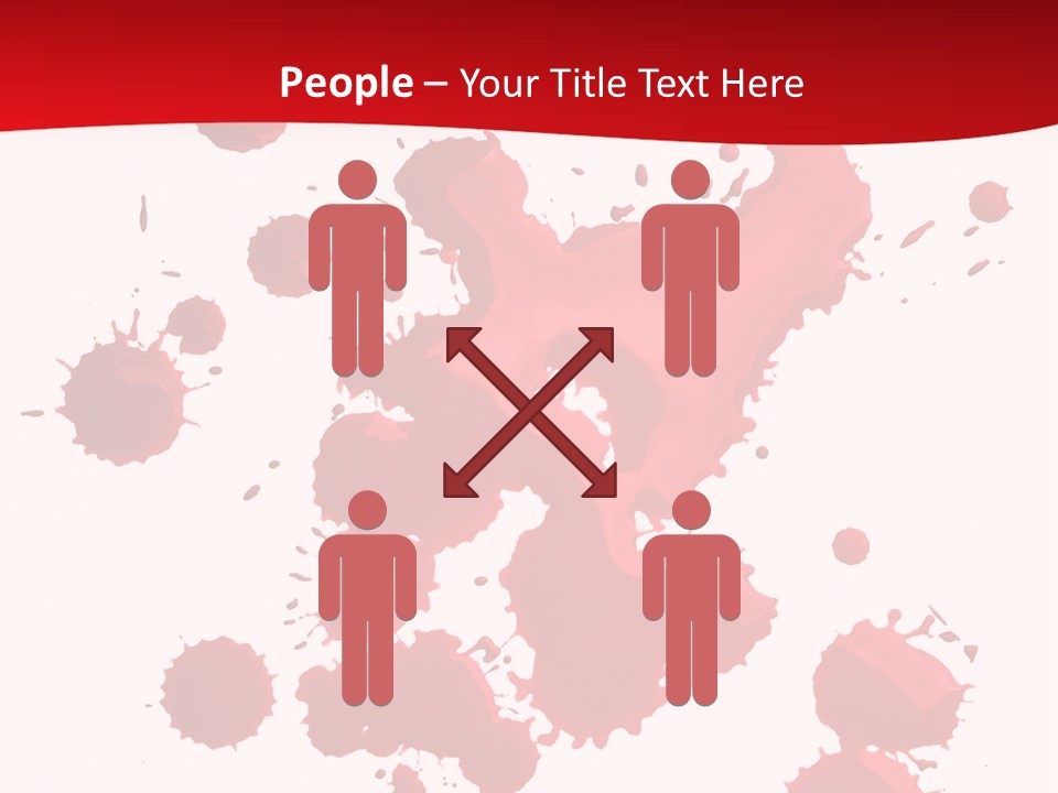 Paint Blood Artistic PowerPoint Template