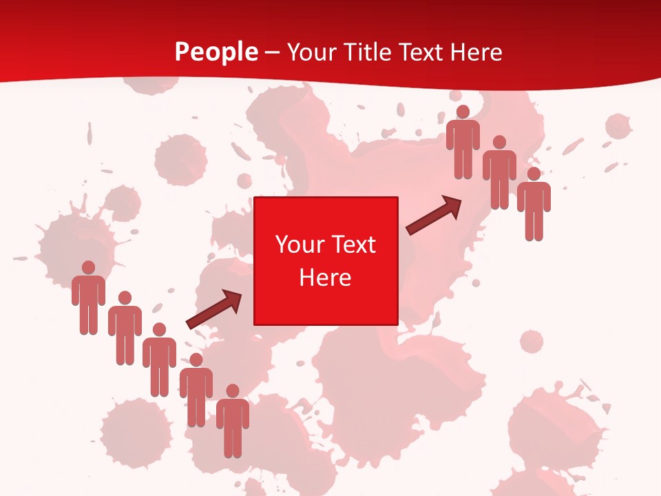 Paint Blood Artistic PowerPoint Template