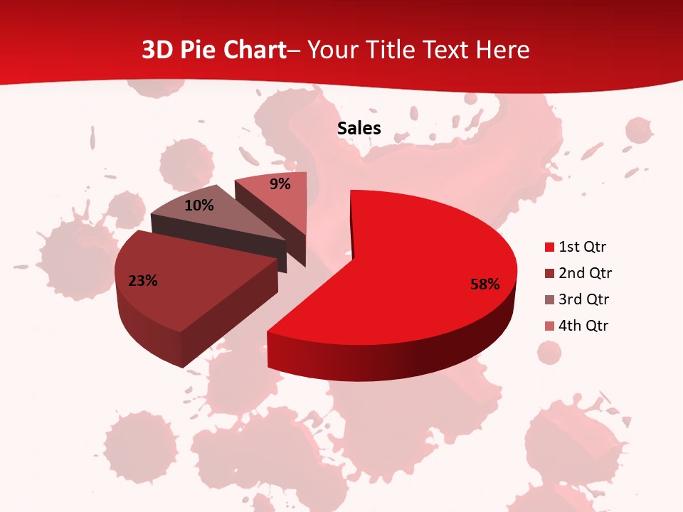 Paint Blood Artistic PowerPoint Template
