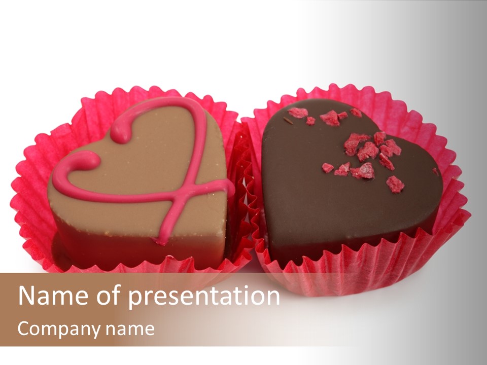 Junk Closeup Candy PowerPoint Template