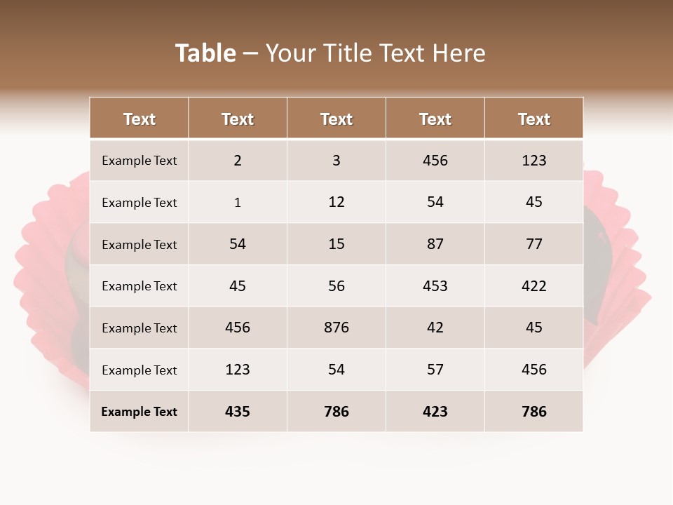 Junk Closeup Candy PowerPoint Template