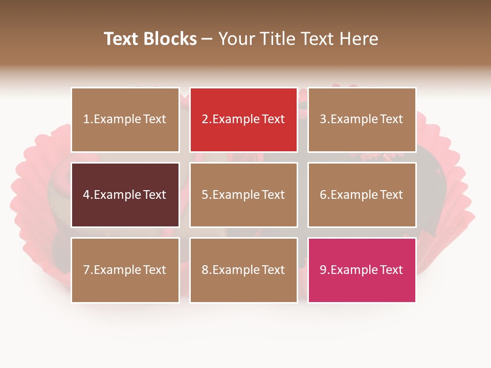 Junk Closeup Candy PowerPoint Template