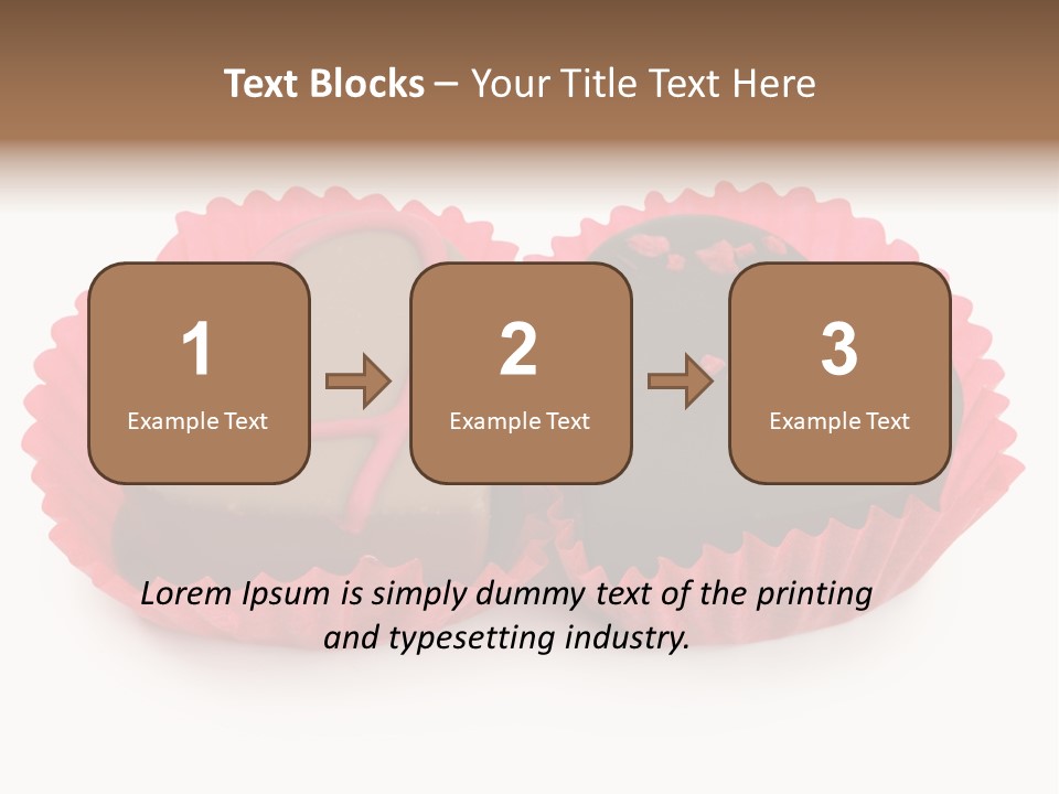 Junk Closeup Candy PowerPoint Template