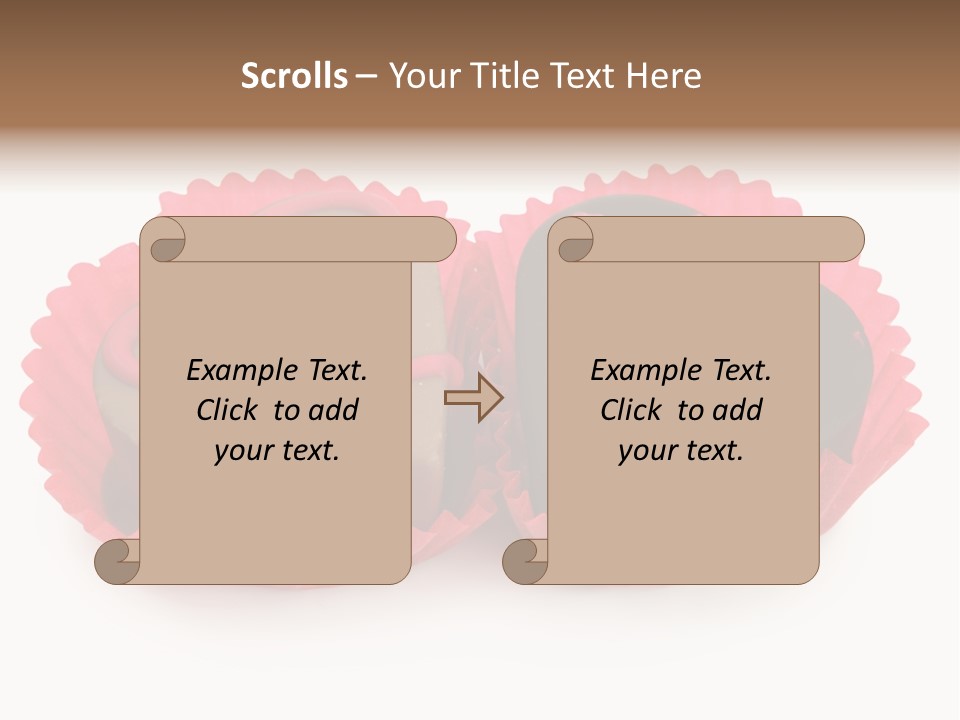 Junk Closeup Candy PowerPoint Template
