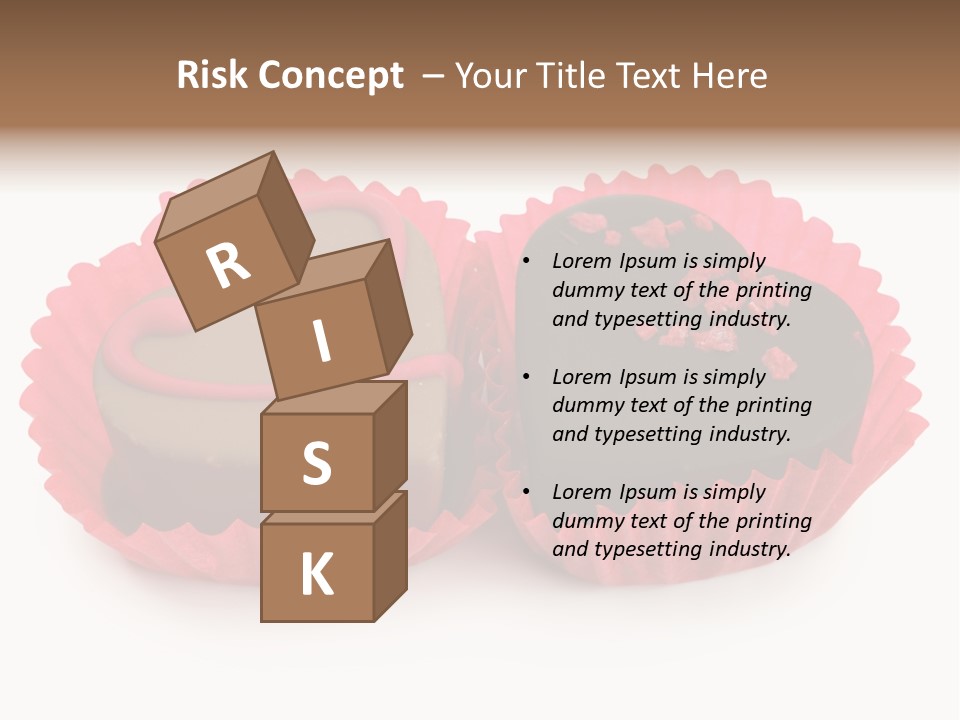 Junk Closeup Candy PowerPoint Template