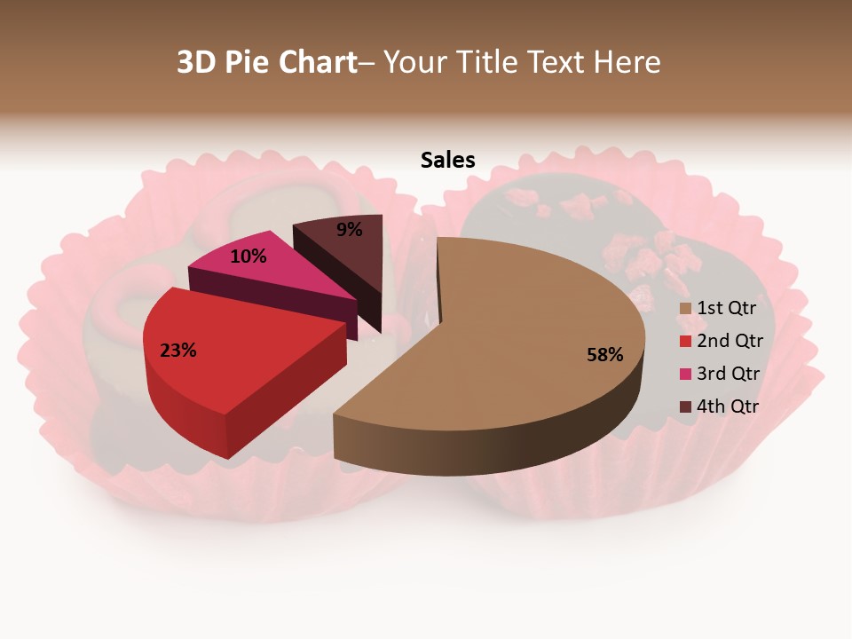 Junk Closeup Candy PowerPoint Template