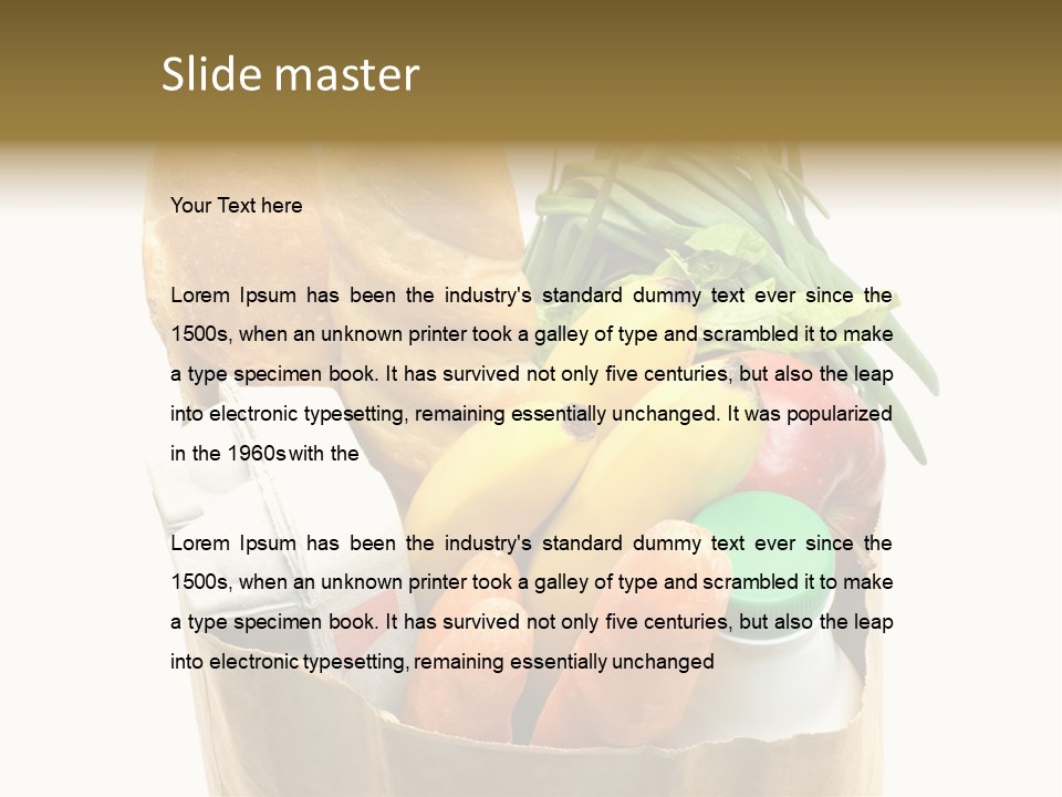 Nutrition Carrot Food PowerPoint Template